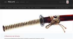 Desktop Screenshot of nihonto.eu
